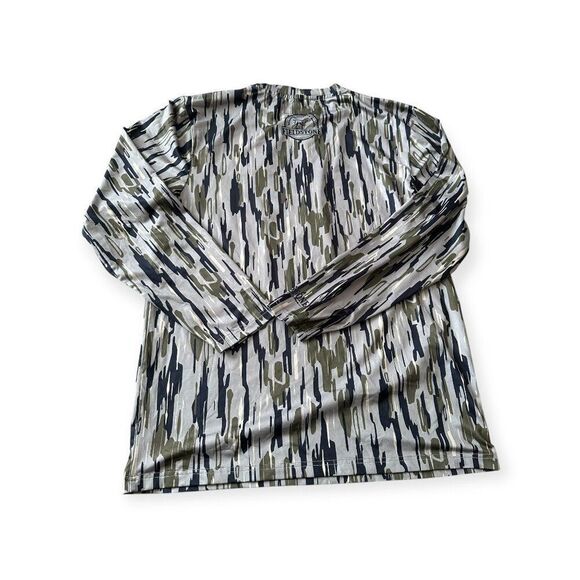 Fieldstone Live Oak Camouflage Dry Fit Pocket Long Sleeve Hunting Shirt - Picture 2 of 5